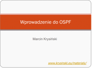 Wprowadzenie do OSPF